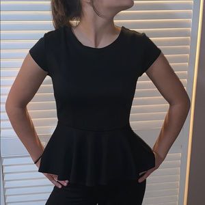 Black zip up shirt